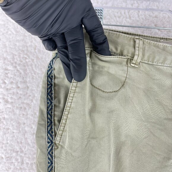 Anthropologie Tan‎ Chino Relaxed Straight Leg Pants Womens Casual Size 28 - Picture 4 of 16